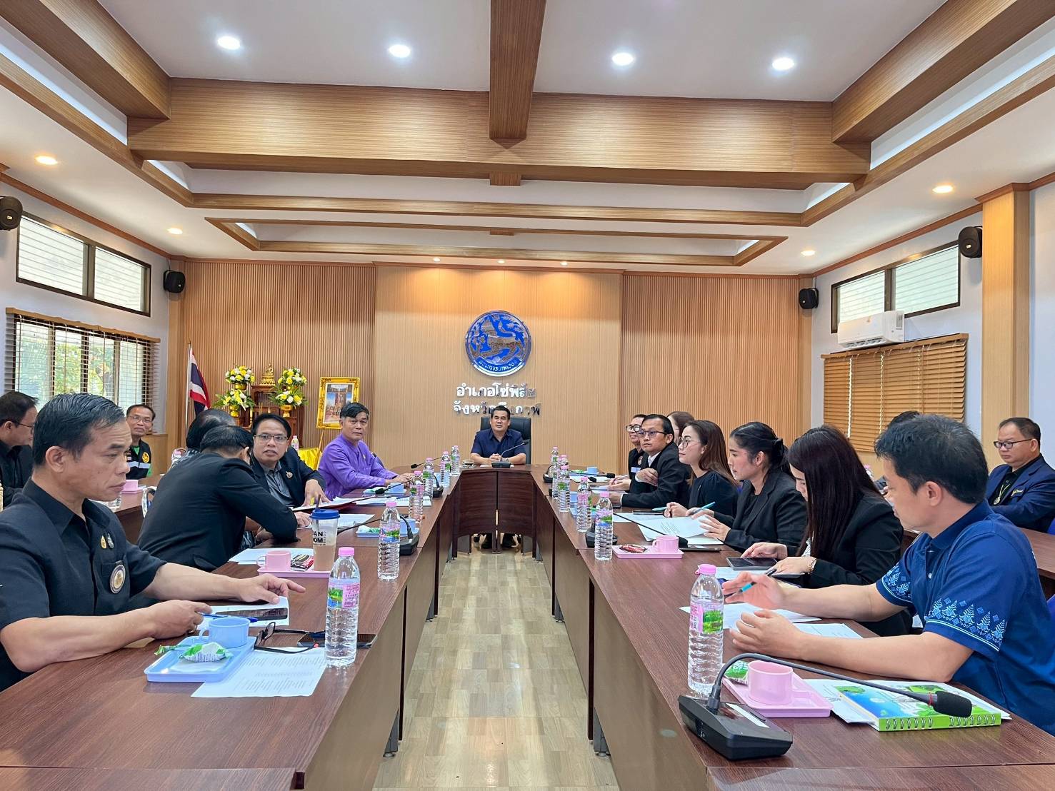 สพอ.โซ่พิสัย : ร่วมประชุมเตรียมความพร้อมจัดงานโครงการปกป้องและเชิดชูสถาบันพระมหากษัตริย์