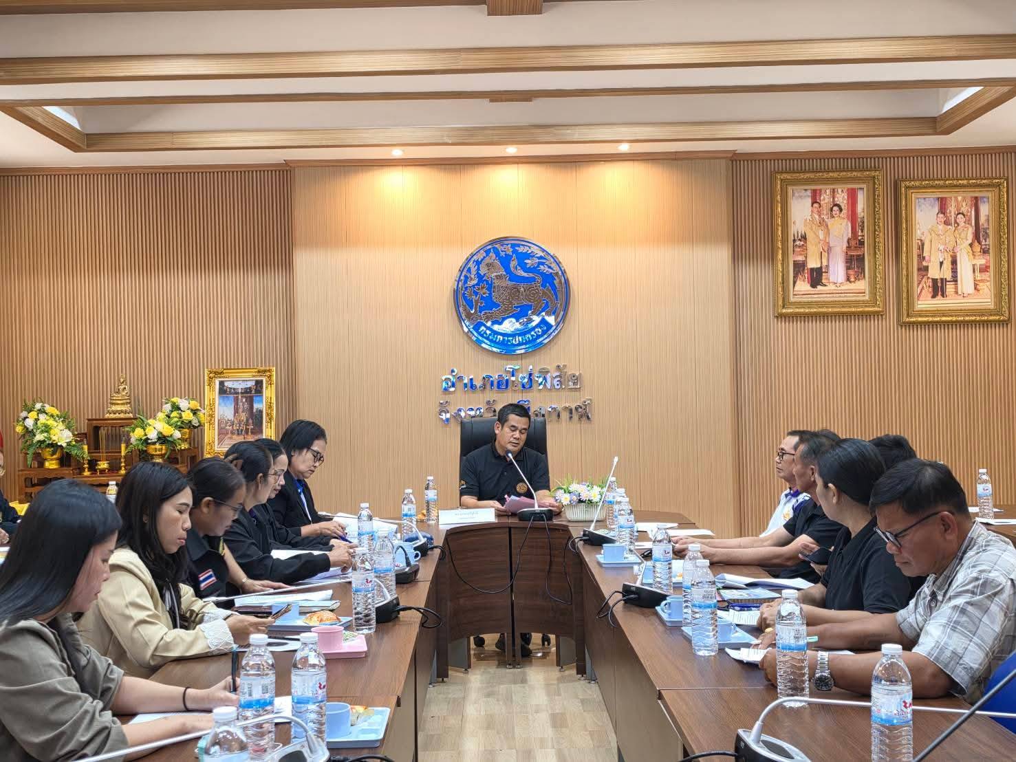 สพอ.โซ่พิสัย : ร่วมประชุมปรึกษาหารือและมอบหมายภารกิจ โครงการส่งเสริมการท่องเที่ยวจังหวัดบึงกาฬ "15 ปีเปิดประตูสู่นครนาคา ออกพรรษาบึงกาฬ"